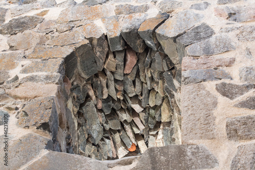Fotografie Saint Olof Church ruins in Sigtuna, Sweden.