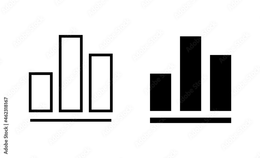 Growing graph Icons set. Chart sign and symbol. diagram icon Growing graph Icons set. Chart sign and symbol. diagram icon