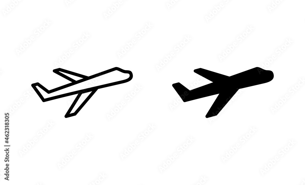 Plane icons set. Airplane sign and symbol. Flight transport symbol. Travel sign. aeroplane Plane icons set. Airplane sign and symbol. Flight transport symbol. Travel sign. aeroplane