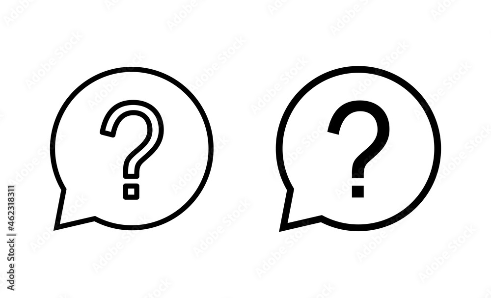 Question icons set. question mark sign and symbol Question icons set. question mark sign and symbol