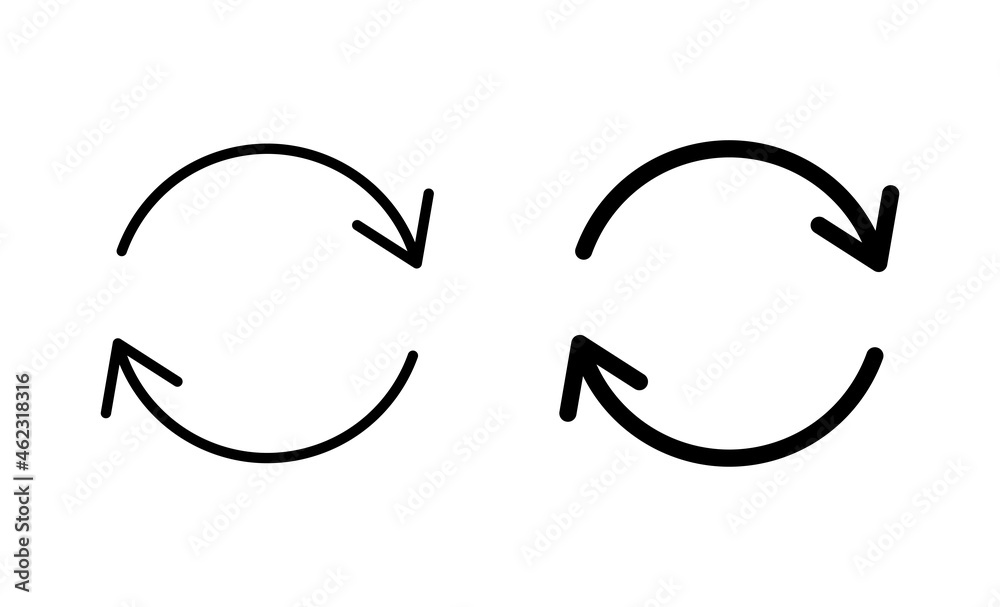 Refresh icons set. Reload sign and symbol. Update icon. Refresh icons set. Reload sign and symbol. Update icon.