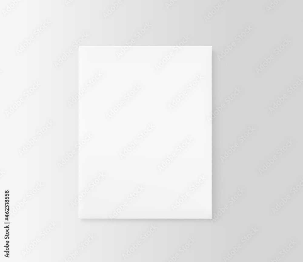 Blank cover book. Vector illustration. Ready to use as template for your design. EPS10. Blank cover book. Vector illustration. Ready to use as template for your design. EPS10.
