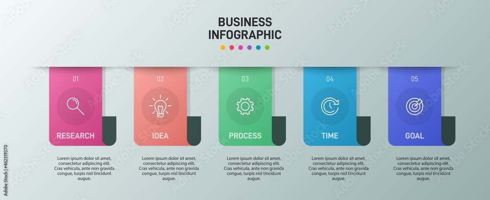 Infographic design with icons and 5 options or steps. Thin line vector. Infographics business concept. Can be used for info graphics, flow charts, presentations, web sites, banners, printed materials. Infographic design with icons and 5 options or steps. Thin line vector. Infographics business concept. Can be used for info graphics, flow charts, presentations, web sites, banners, printed materials.