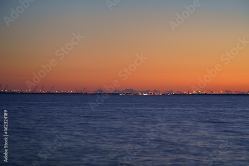 Florida Tampa bay sunset landscape 