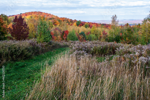 Mount Arthabaska Park During Autumn, Victoriaville, Quebec, Canada photo