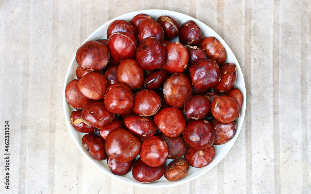 Obraz premium Archidendron pauciflorum or jengkol on white background.