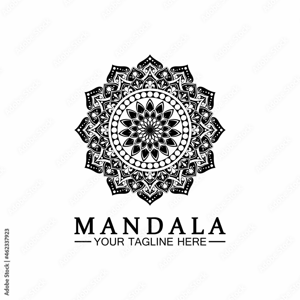 Mandala logo design vector template Mandala logo design vector template