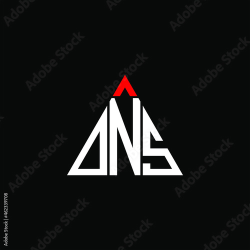 DNS letter logo creative design. DNS unique design, ONS letter logo creative design. ONS unique design

