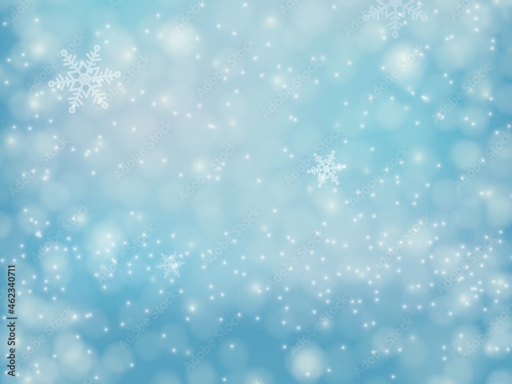 Happy Holidays and a Prosperous New Year! Vector background in EPS10 format with realistic bokeh and gold glitter