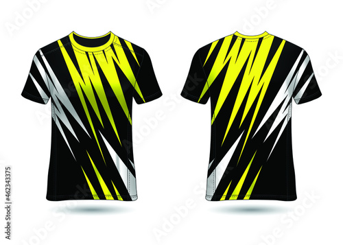 T-Shirt Sport Design. Racing jersey Vector