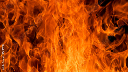 blaze fire flame texture background © Nattapol_Sritongcom