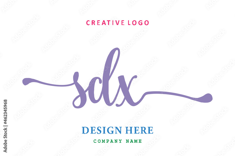 SDX lettering logo is simple, easy to understand and authoritative SDX lettering logo is simple, easy to understand and authoritative