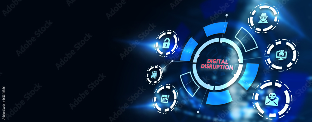 Cyber security data protection business technology privacy concept. 3d illustration. Digital disruption Cyber security data protection business technology privacy concept. 3d illustration. Digital disruption