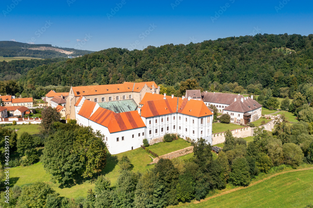 Zlata Koruna monastery, South Bohemia, Czech republic
