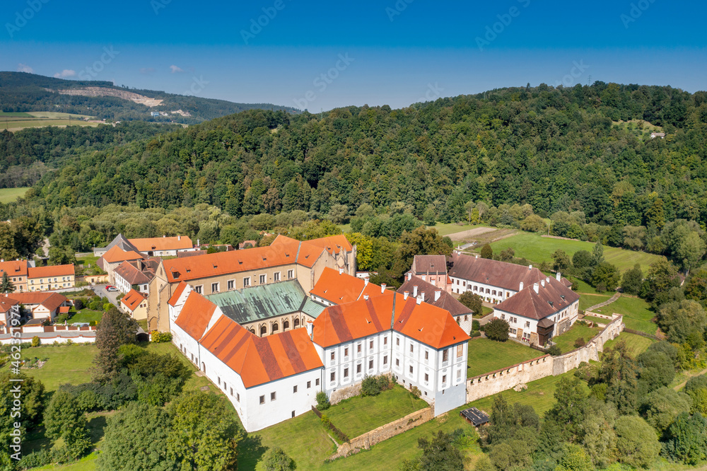 Fototapeta premium Zlata Koruna monastery, South Bohemia, Czech republic
