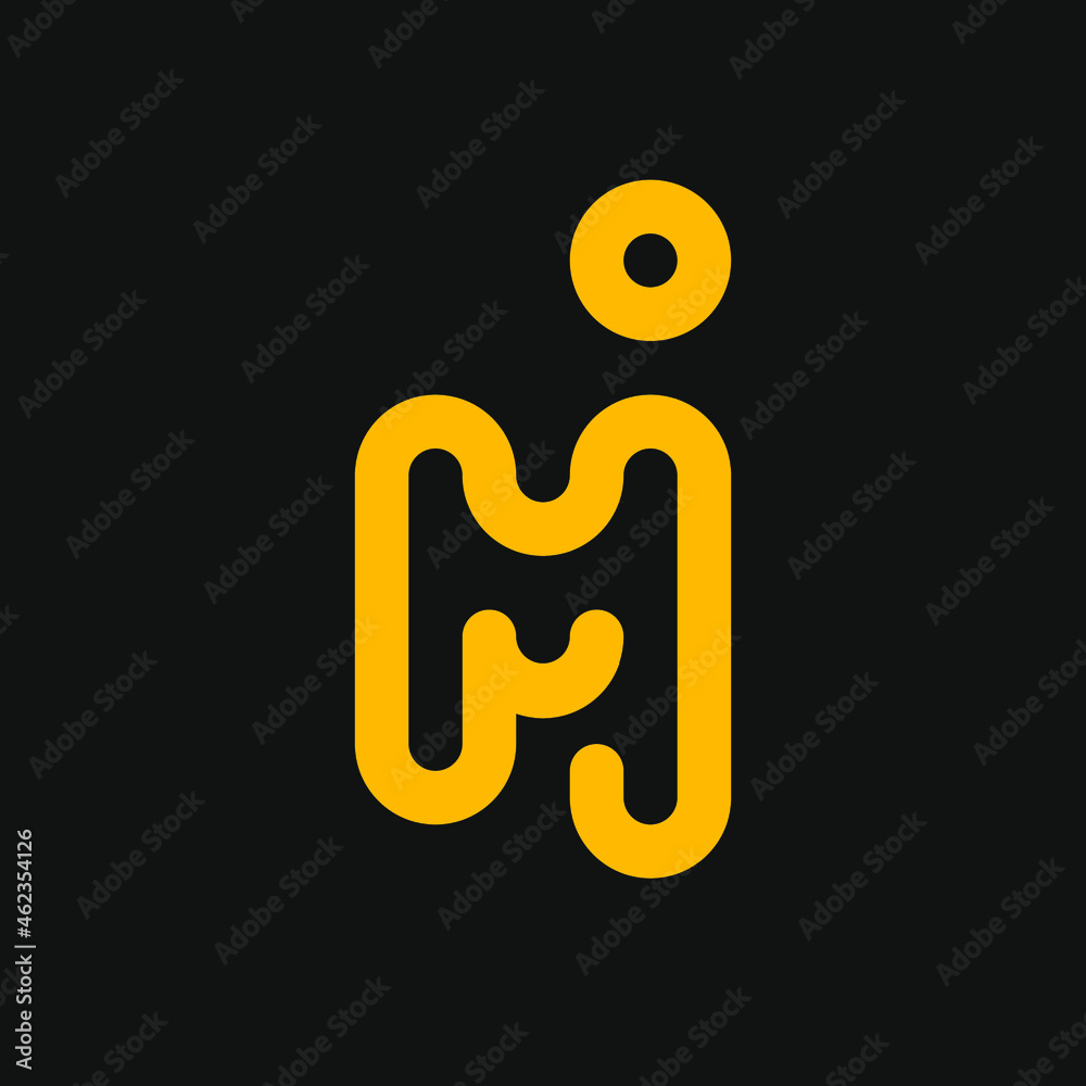Letter M logo nitials modern monogram symbol concept. Creative Line sign design. Graphic Alphabet Symbol Letter M logo nitials modern monogram symbol concept. Creative Line sign design. Graphic Alphabet Symbol