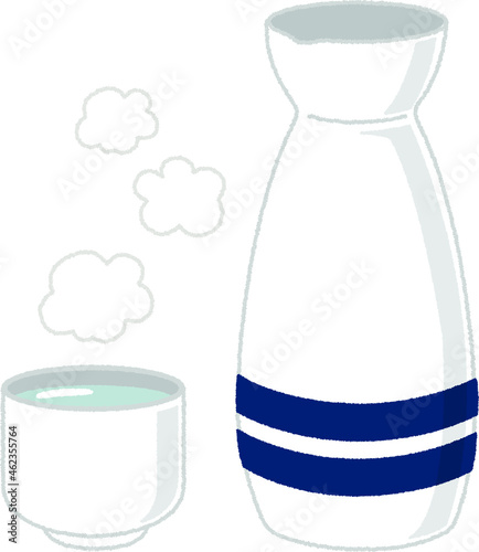 熱燗のイラスト