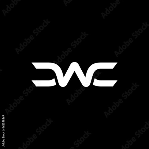 CWC Letter Initial Logo Design Template Vector Illustration