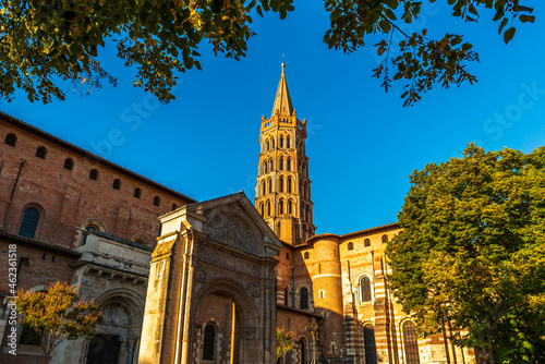 Saint Sernin Basilica in Toulouse in Occitanie, France photo