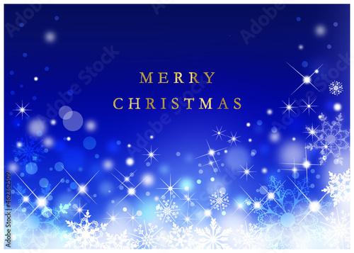 クリスマス_イルミネーション背景