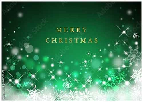 クリスマス_イルミネーション背景