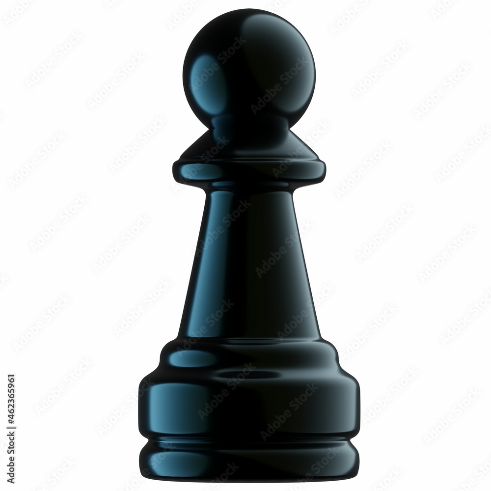 3D Pawn Chess Illustration 3D Pawn Chess Illustration