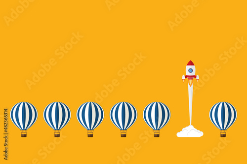 Quadro em tela Innovation - Think differently - Being different, taking risky, move for success