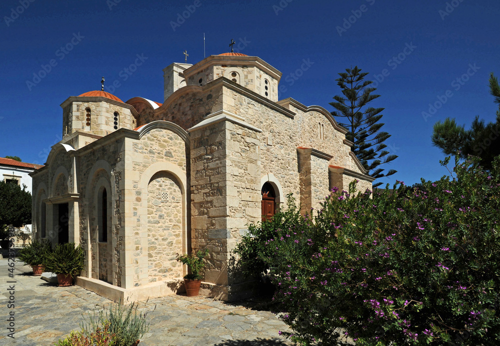 L'église du monastère d'Agarathos à Sampas près de Thrapsano en Crète