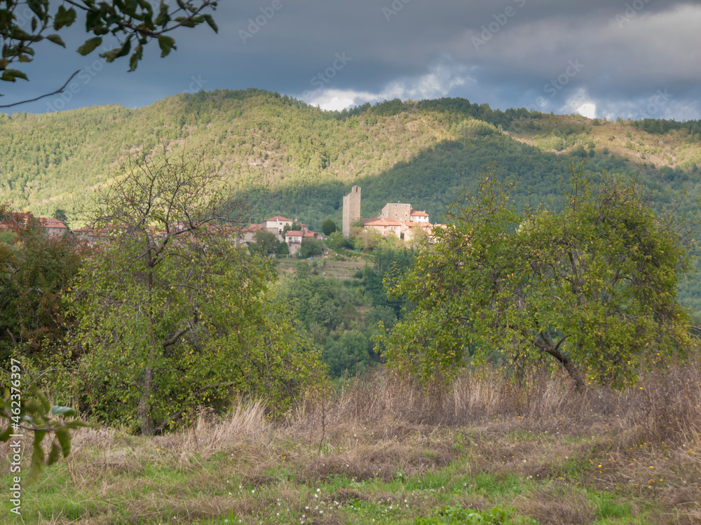 Italia, Toscana, Arezzo, il paese di Montemignaio. Italia, Toscana, Arezzo, il paese di Montemignaio.