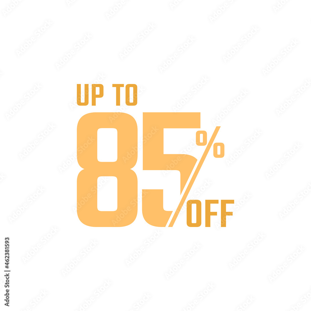 Discount Label up to 85% off Golden Vector Template Design Illustration. Suitable Design for Shop and Sale Banners. Discount Label up to 85% off Golden Vector Template Design Illustration. Suitable Design for Shop and Sale Banners.