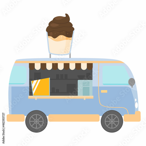 food truck dalgona coffee takeaway