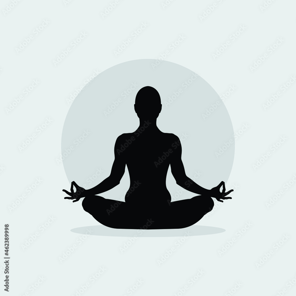 Vector illustration of yoga Lotus Position. June 21st international yoga day. Yoga Silhouette Stock Illustration.yoga vector image. Vector illustration of yoga Lotus Position. June 21st international yoga day. Yoga Silhouette Stock Illustration.yoga vector image.
