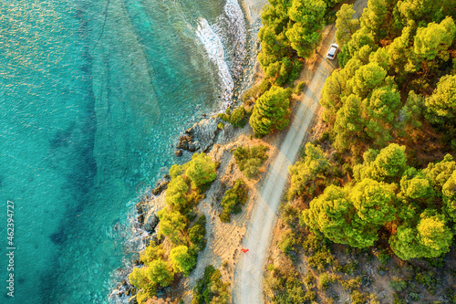 Fototapeta Naklejka Na Ścianę i Meble -  Summer travel landscape