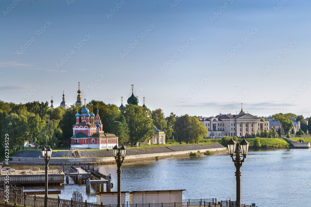 View of Uglich Kremlin, Russia