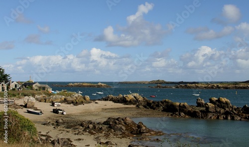 l'archipel des îles Chausey au large de Granville dans la Manche,Normandie