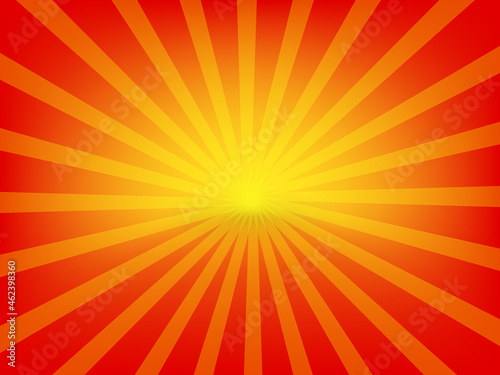 orange gold and yellow sunlight sunburst sunshine background design for light ray banner, ads, template, product, sales,promotion, social media, background wallpaper vector illustration