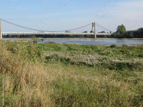 Pont d' Ancenis, Loire-Atlantique, Pays de la Loire, France, Bords de Loire, La Loire à vélo © Fabien