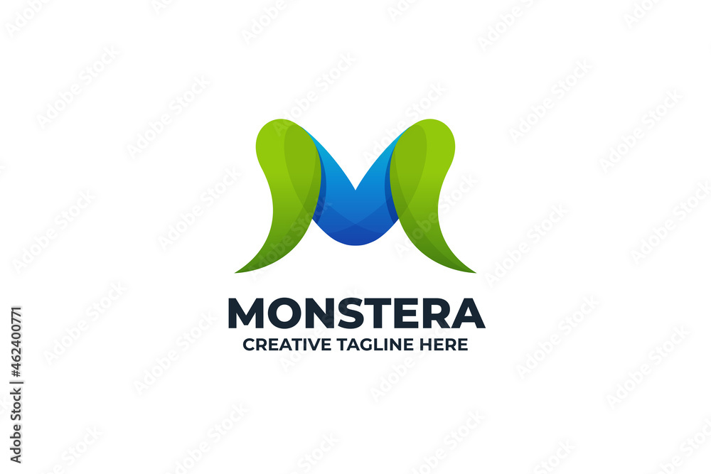 Fototapeta premium Abstract Letter M Colorful Logo