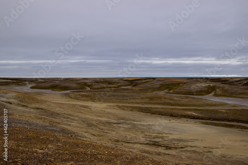 Arctic island landscape