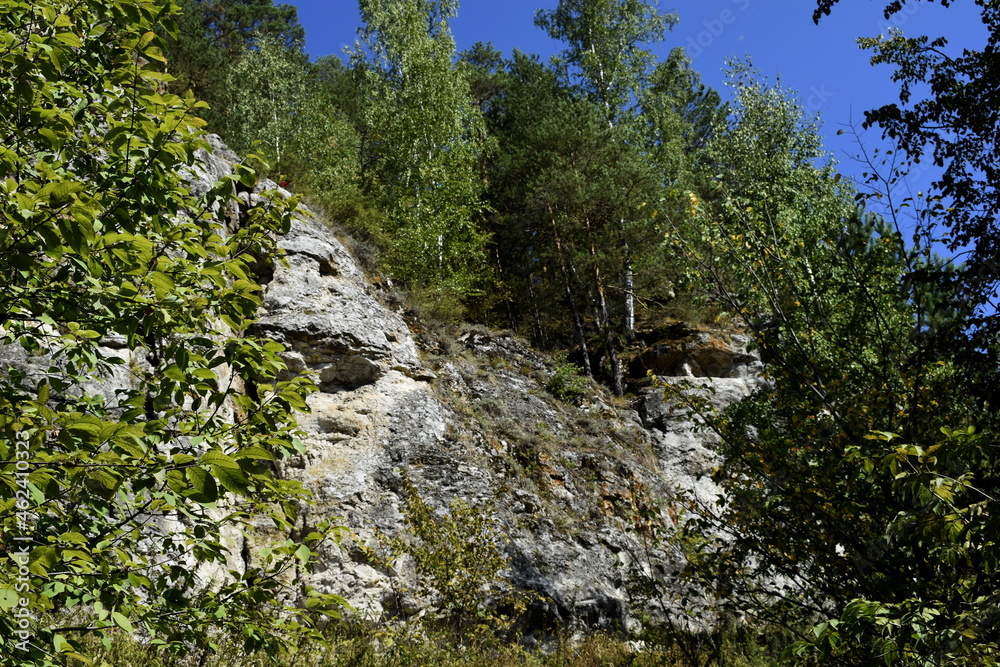 rock, cliff, mountain ledge, stone