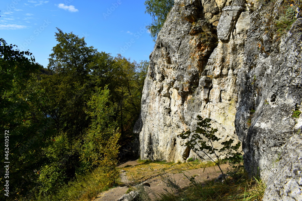 rock, cliff, mountain ledge, stone