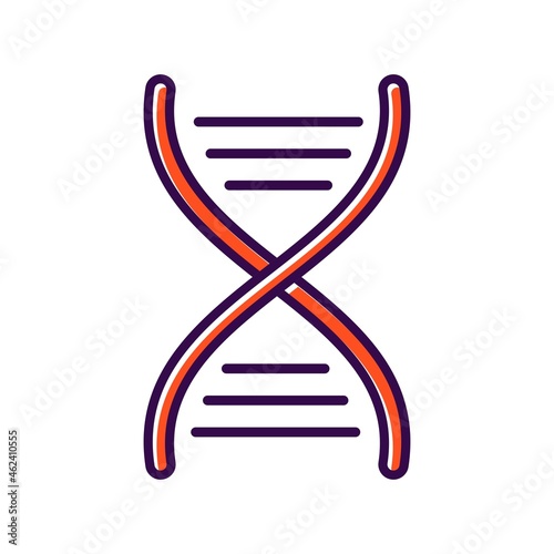 DNA Filled Vector Icon Design