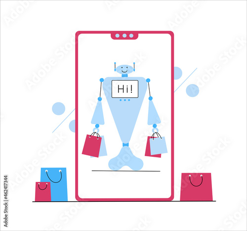  Chatbot assistant to buyer for online shopping.