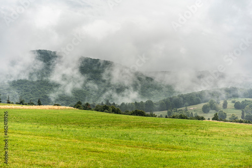 Mountain landscape, nature with a drone