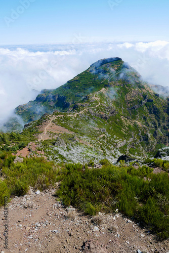 Madeira - Wanderweg in den Wolken