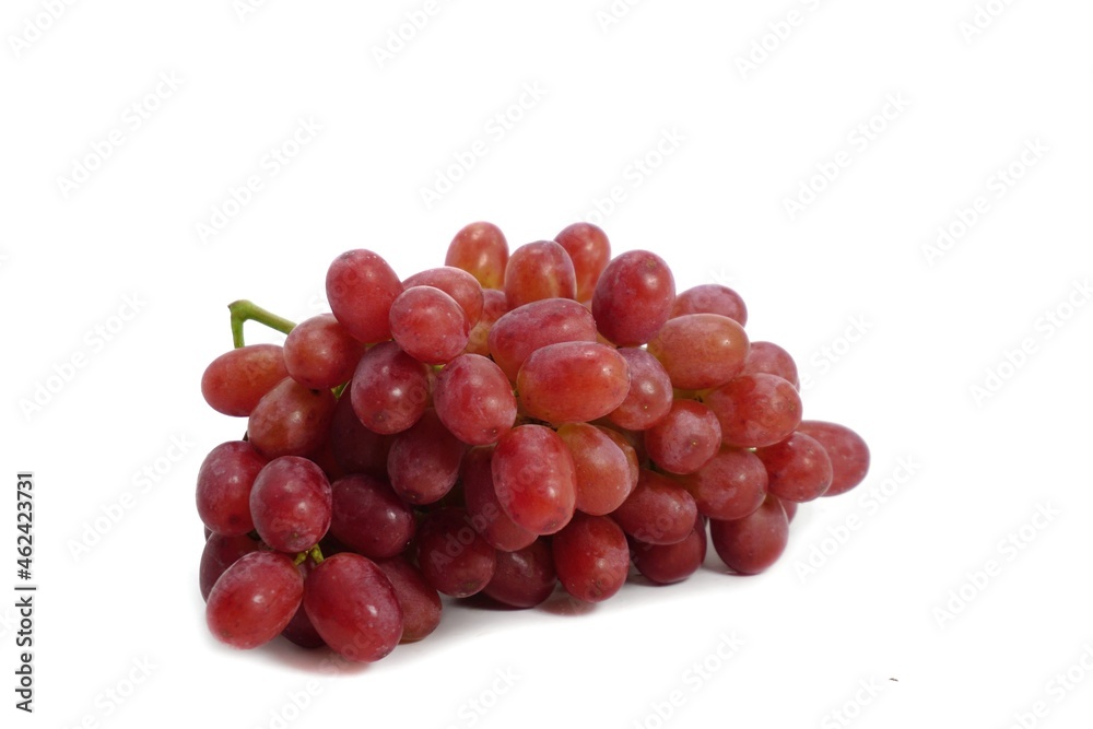 bunch of red grapes