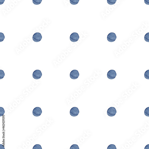 Obraz na płótnie Watercolor abstract background. Hand painted indigo seamless pattern clipart. w salonie