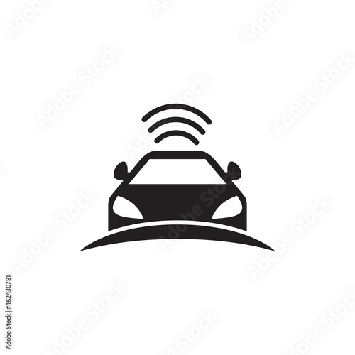 Online taxi carr app logo design