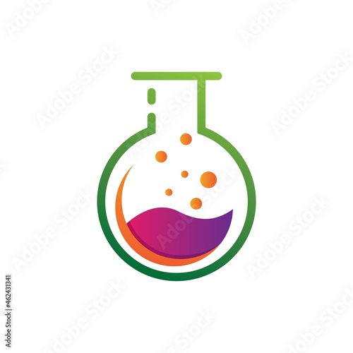 Laboratory logo template