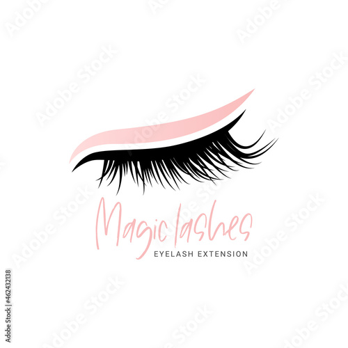 Eyelashes logo for lash master